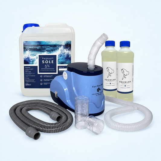 EquiEasyNeb kleines Starter Set für Solekammer für Pferde | PEGASALT