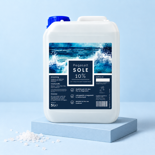 Pegasalt-Sole 10 % | Sole zur Inhalation für Pferde 5000 ml | PEGASALT